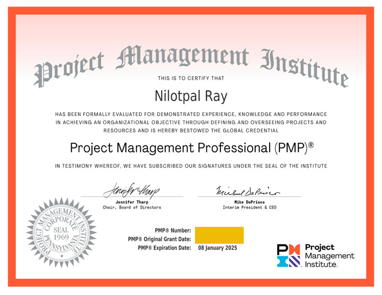 PMP Certificate_Nilotpal Ray
