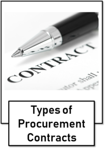 types of contracts in procurement management